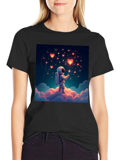 Astronaut Love Heart T-Shirt