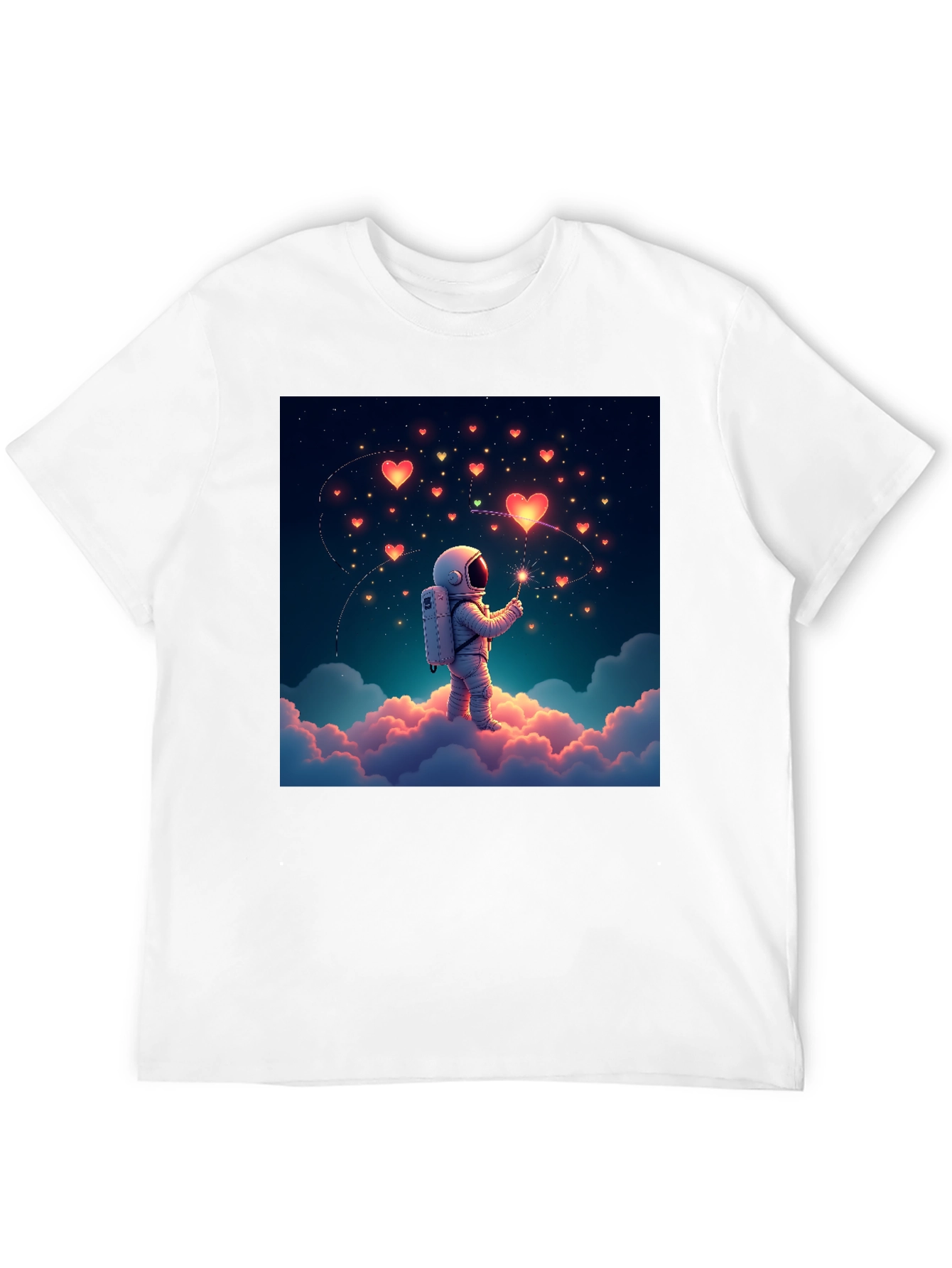 Astronaut Love Heart T-Shirt