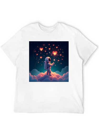 Astronaut Love Heart T-Shirt