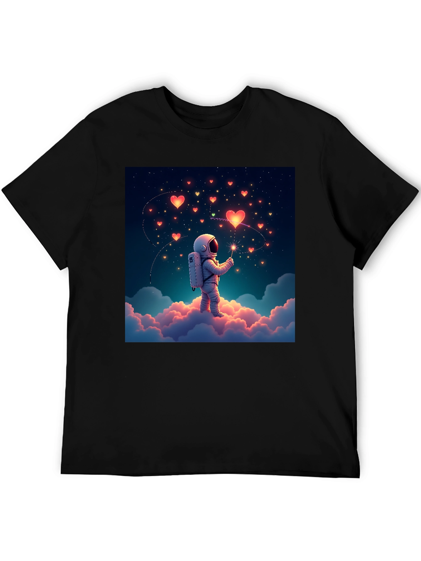 Astronaut Love Heart T-Shirt