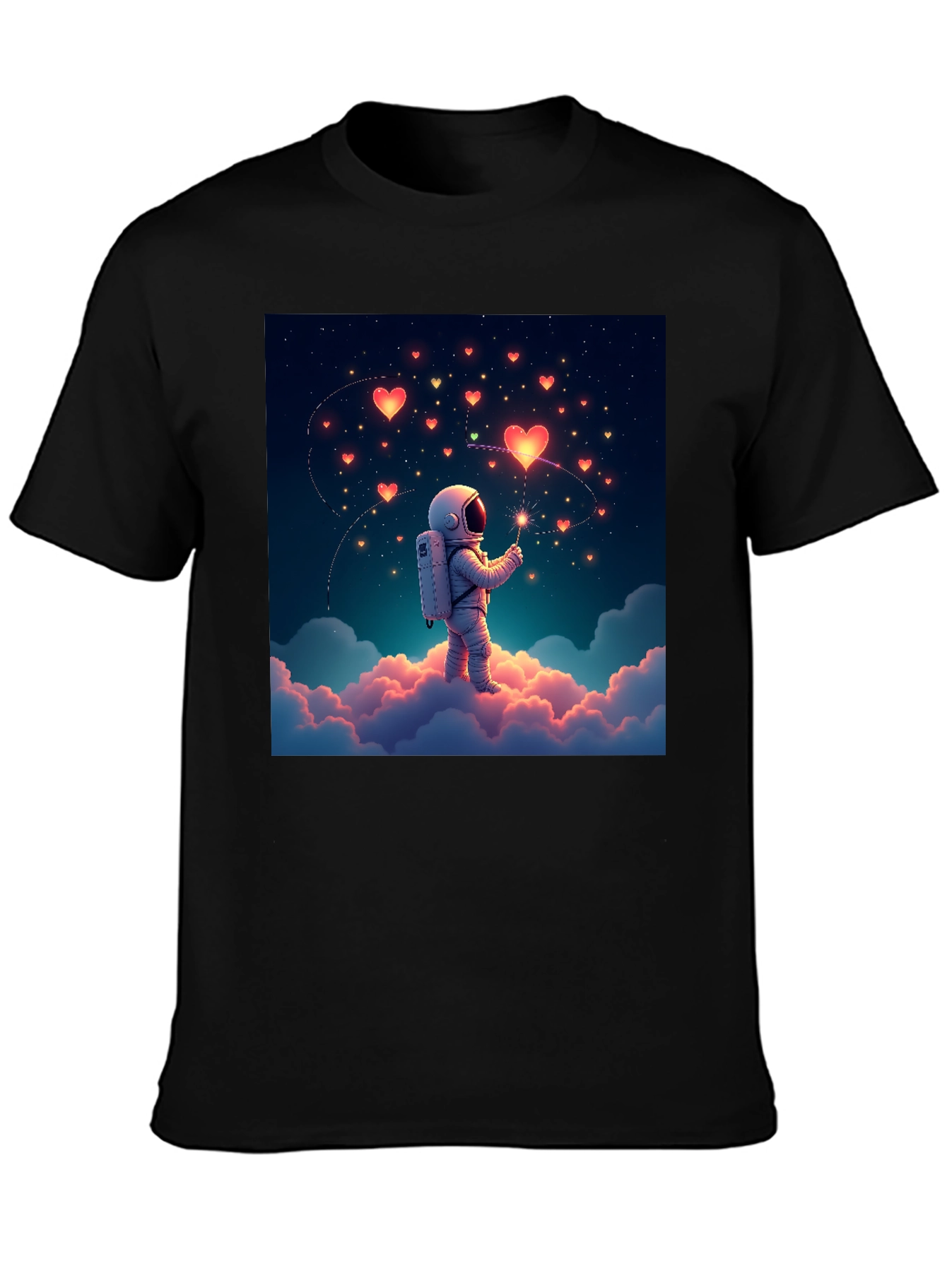 Astronaut Love Heart T-Shirt