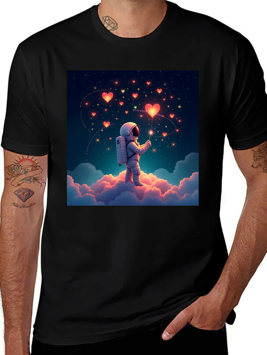 Astronaut Love Heart T-Shirt