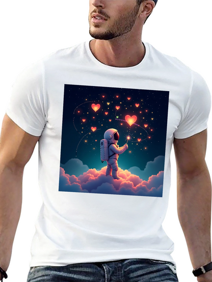 Astronaut Love Heart T-Shirt