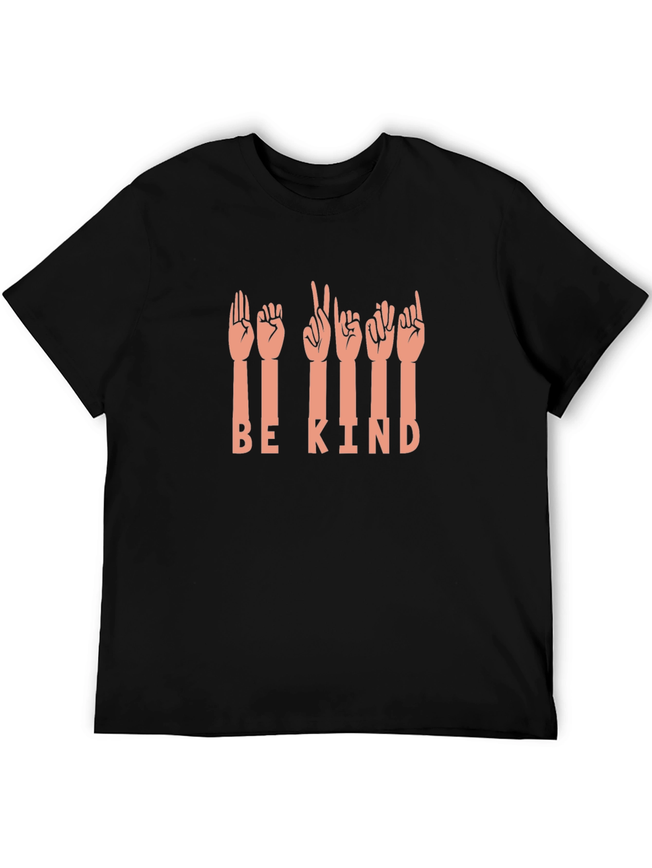 Be Kind Sign Language Graphic T-Shirt