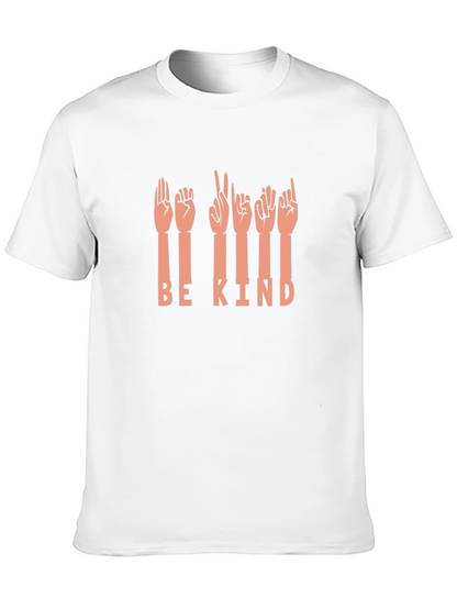 Be Kind Sign Language Graphic T-Shirt
