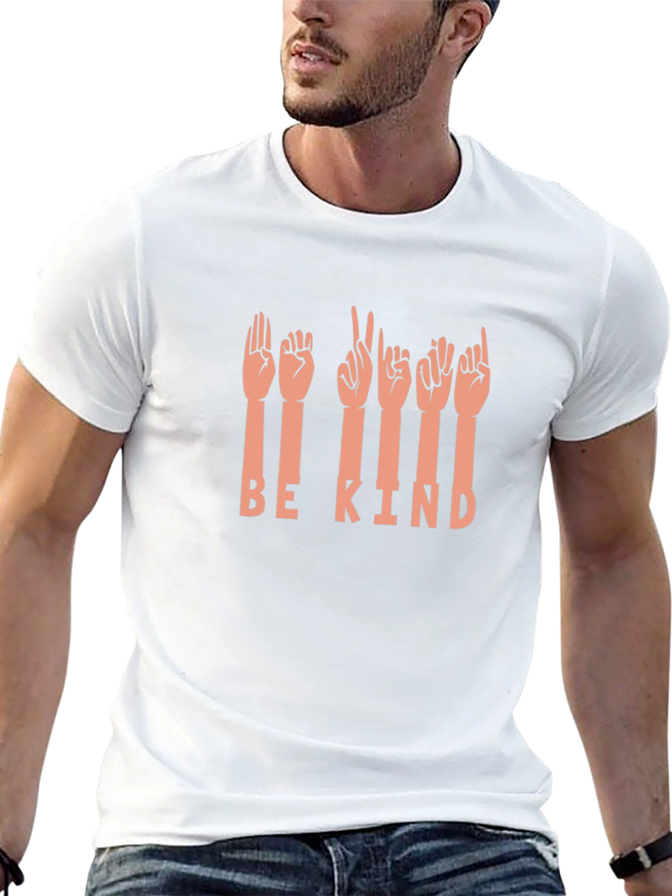Be Kind Sign Language Graphic T-Shirt