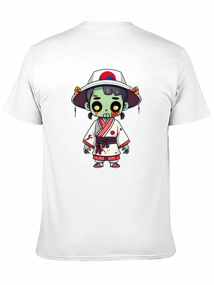 Zombie Girl T-Shirt - Spooky Korean Style