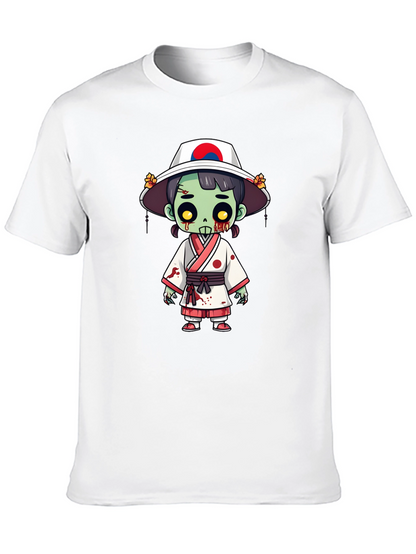 Zombie Girl T-Shirt - Spooky Korean Style