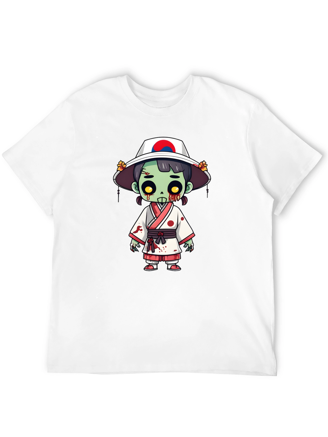 Zombie Girl T-Shirt - Spooky Korean Style