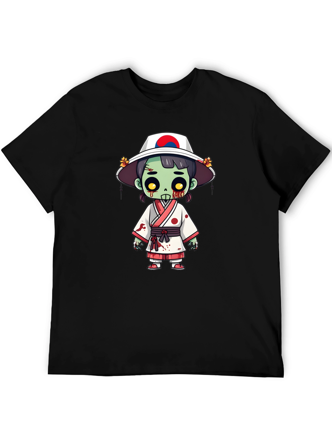 Zombie Girl T-Shirt - Spooky Korean Style