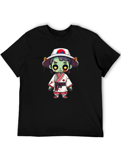 Zombie Girl T-Shirt - Spooky Korean Style