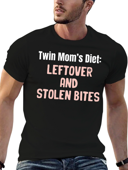 Twin Moms Diet T-Shirt - Leftover & Stolen Bites