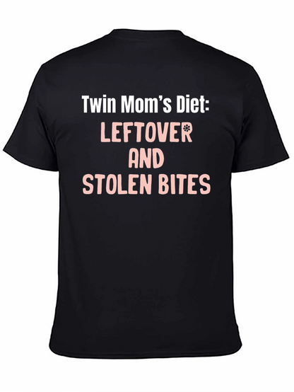 Twin Moms Diet T-Shirt - Leftover & Stolen Bites