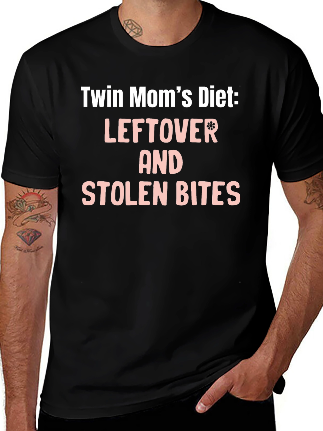 Twin Moms Diet T-Shirt - Leftover & Stolen Bites