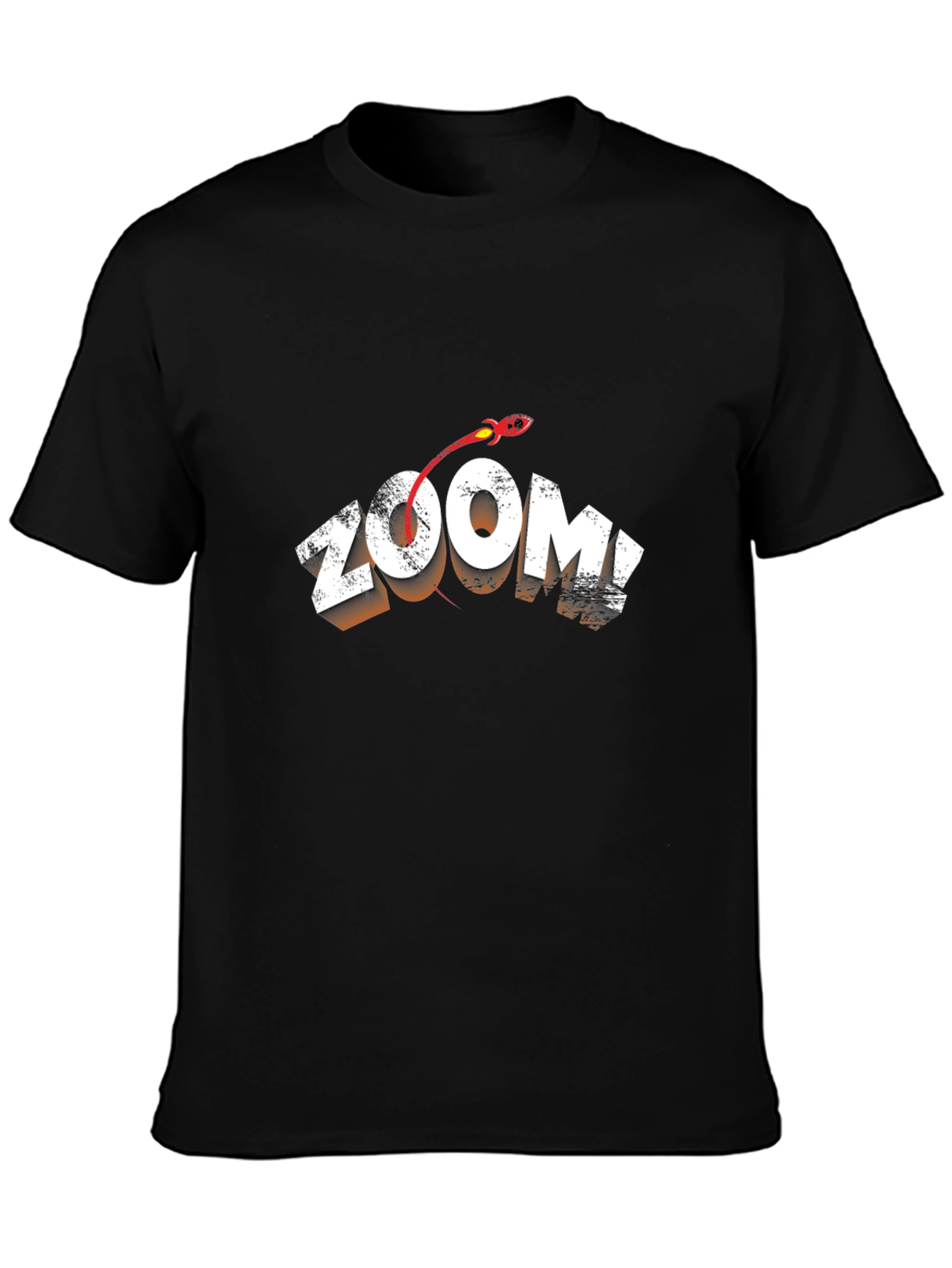 Zoom Graphic Tee - Cool & Comfy Black T-Shirt