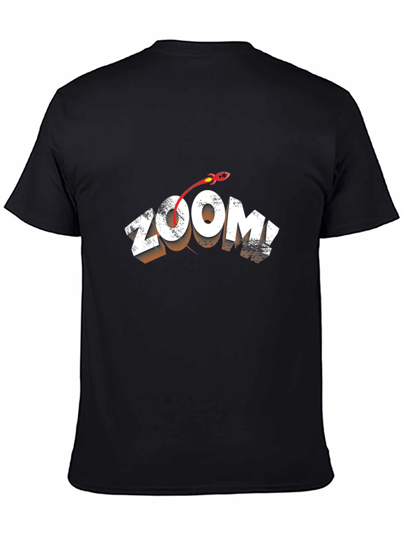 Zoom Graphic Tee - Cool & Comfy Black T-Shirt
