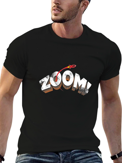 Zoom Graphic Tee - Cool & Comfy Black T-Shirt