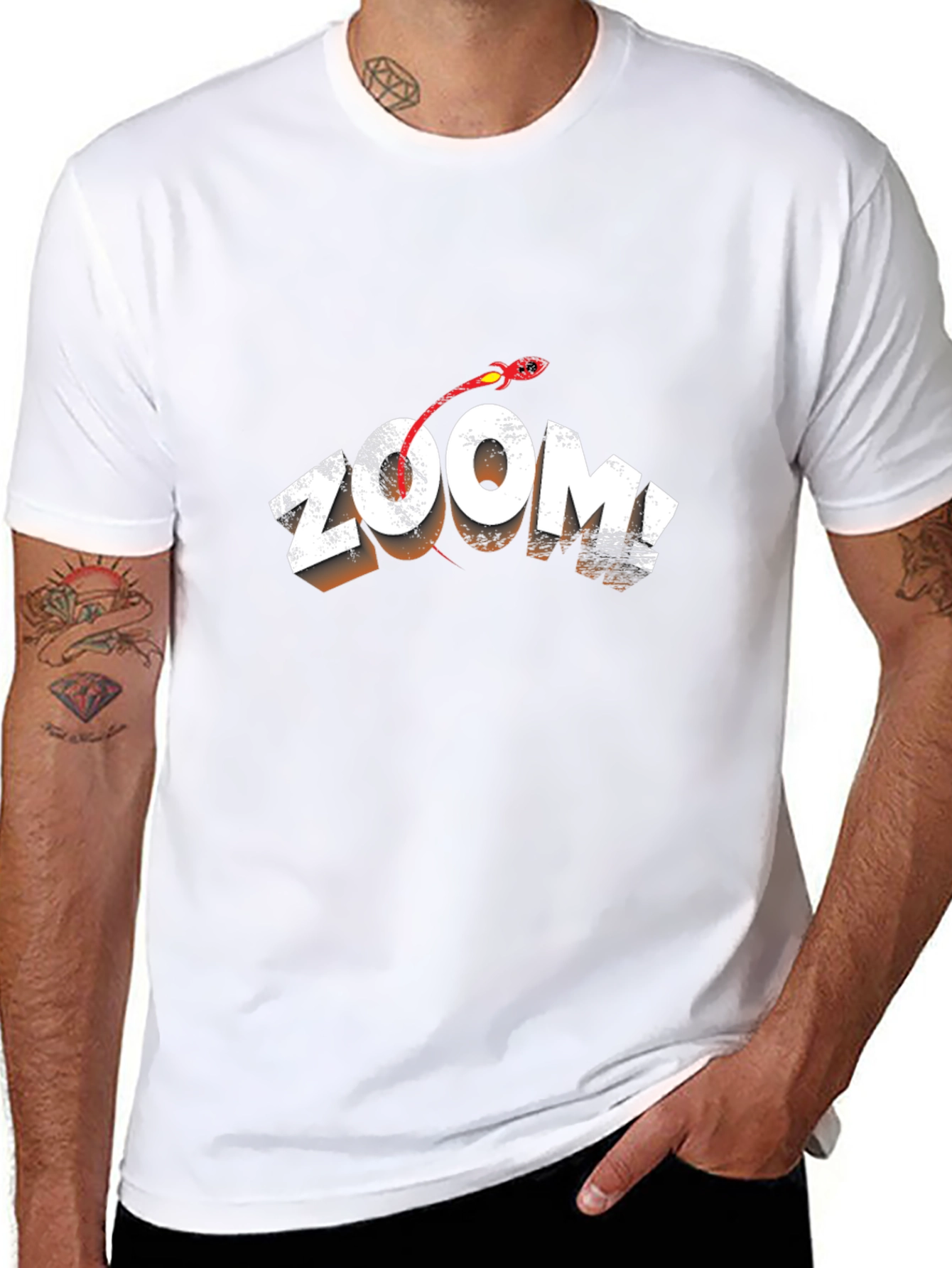 Zoom Graphic Tee - Cool & Comfy Black T-Shirt