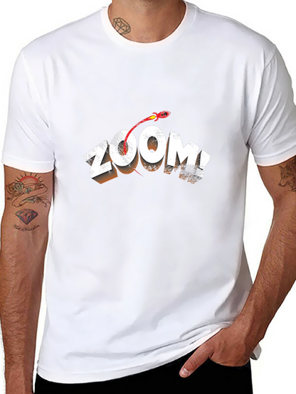 Zoom Graphic Tee - Cool & Comfy Black T-Shirt