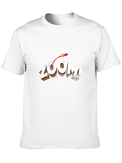 Zoom Graphic Tee - Cool & Comfy Black T-Shirt