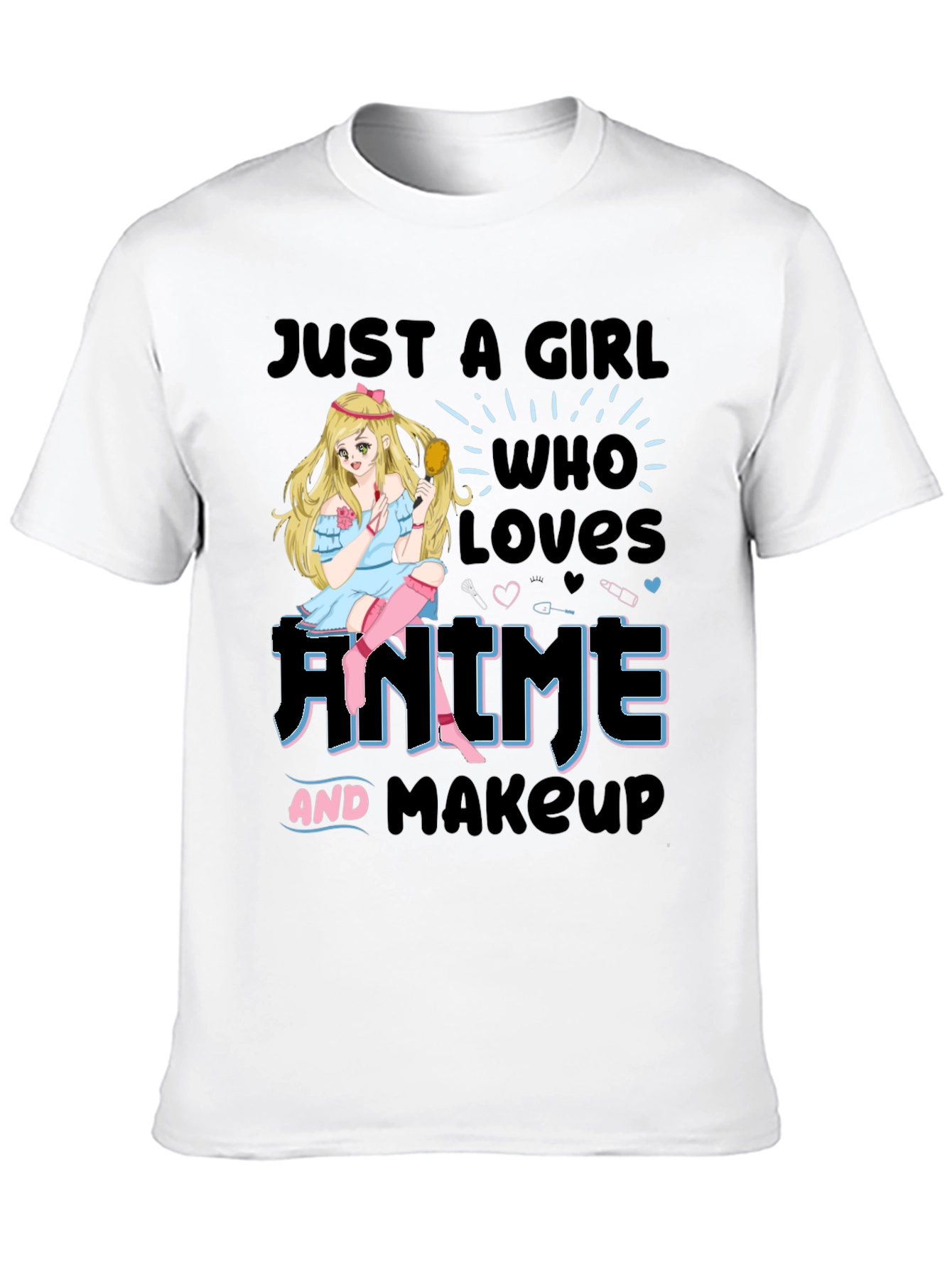 Anime & Makeup Lover T-Shirt