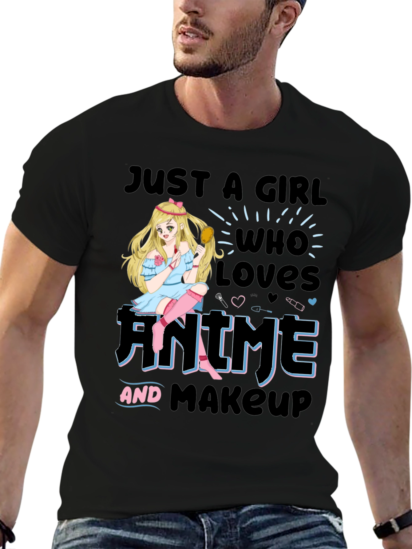 Anime & Makeup Lover T-Shirt