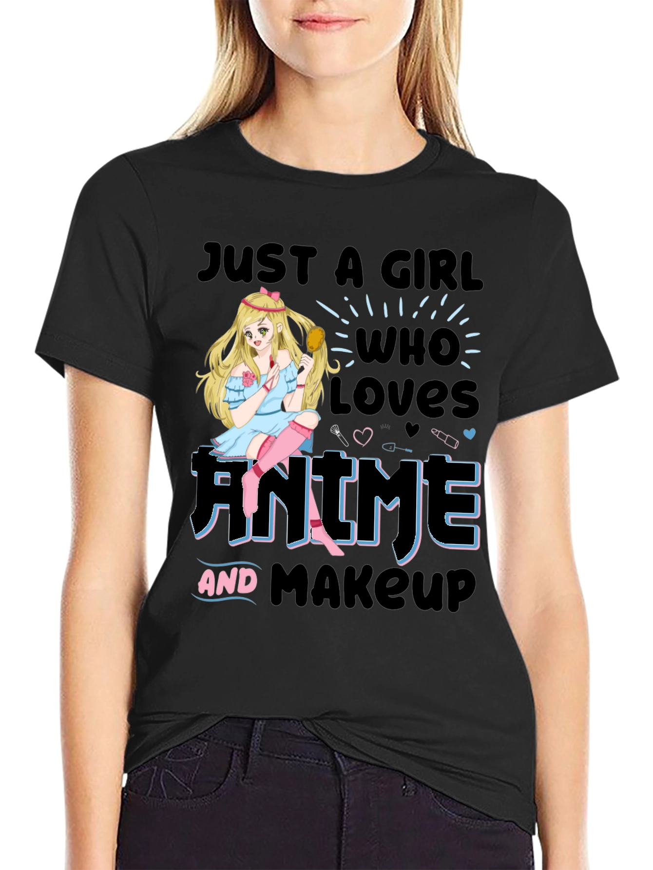 Anime & Makeup Lover T-Shirt