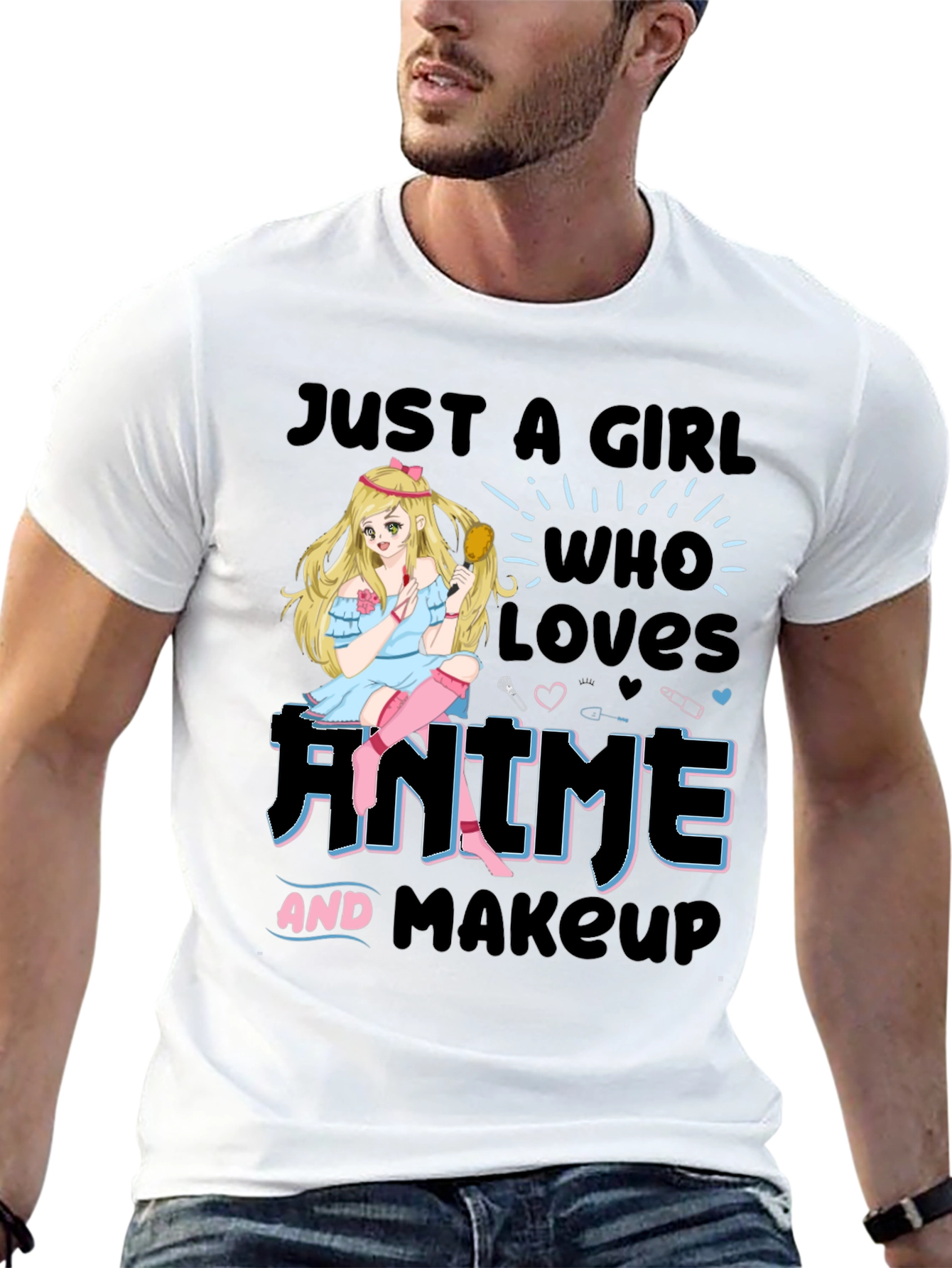 Anime & Makeup Lover T-Shirt