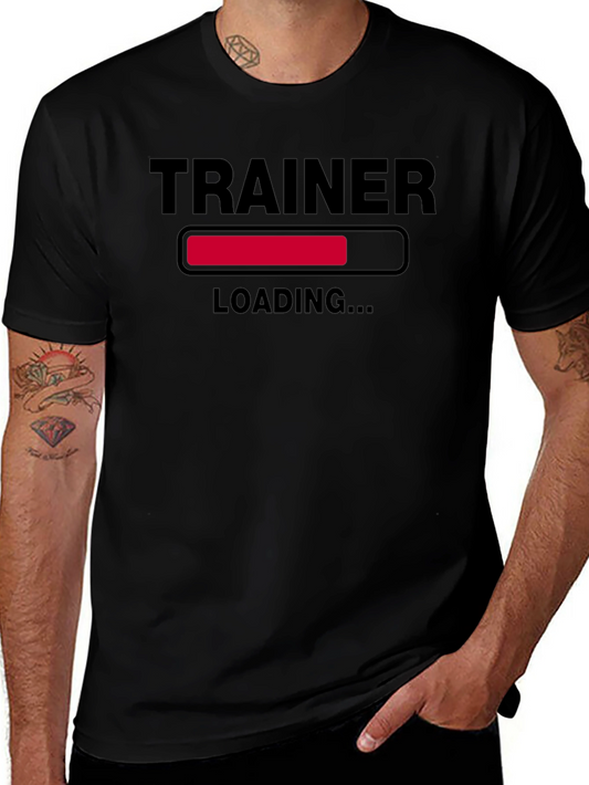 Trainer Loading Funny Workout T-Shirt - Gym Fitness Tee