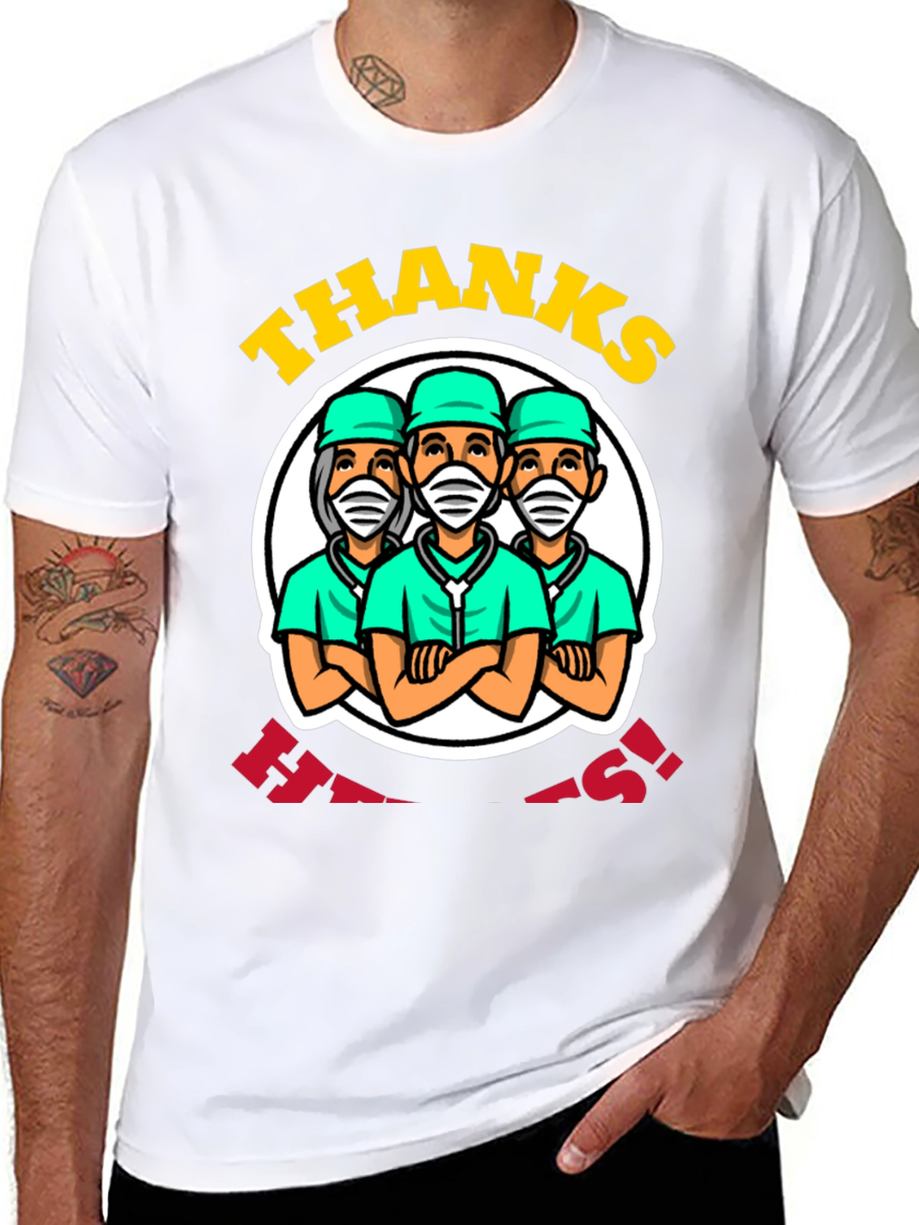 Thanks Heroes! Graphic T-Shirt