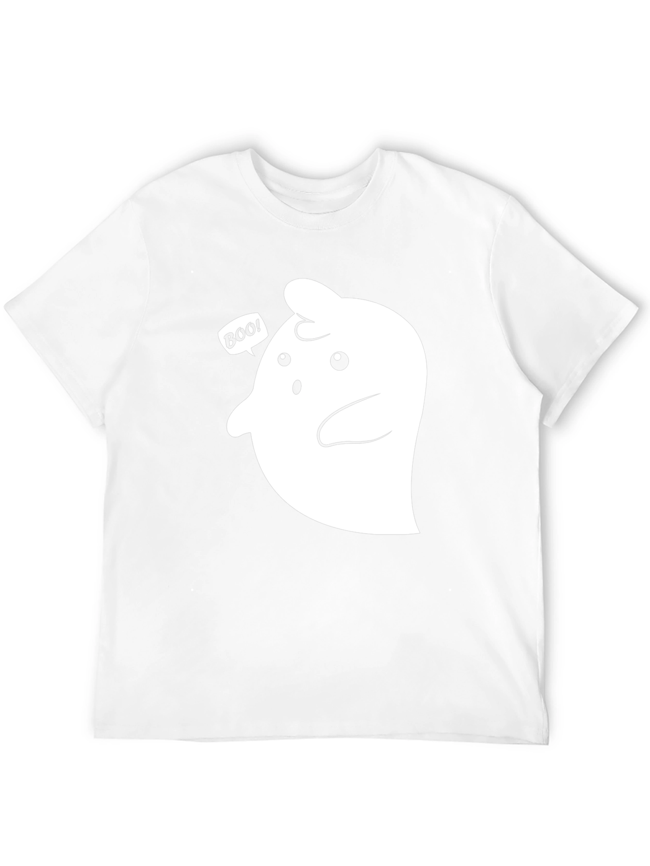 Boo! Ghost Graphic Tee - Spooky Season Style