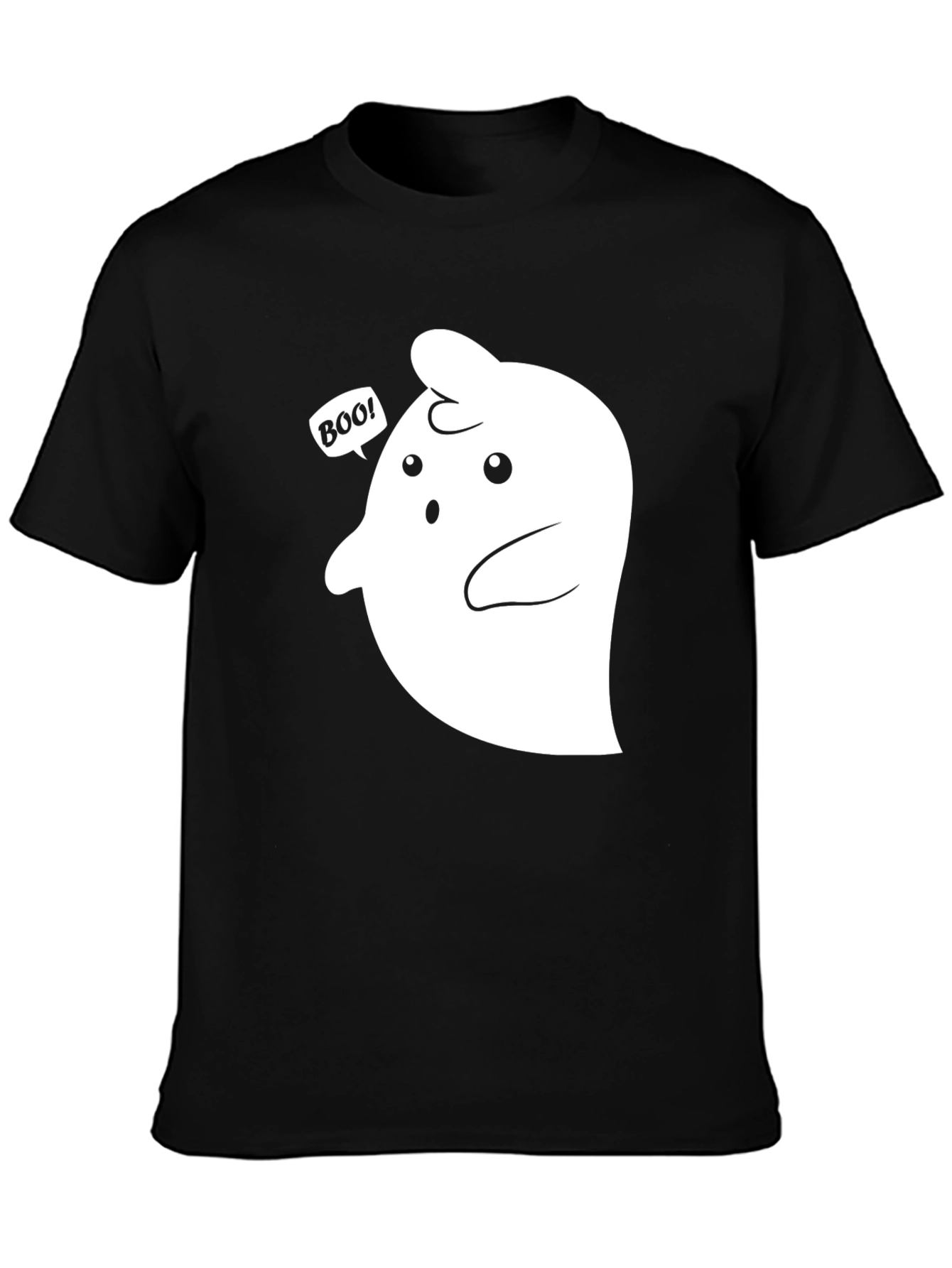 Boo! Ghost Graphic Tee - Spooky Season Style