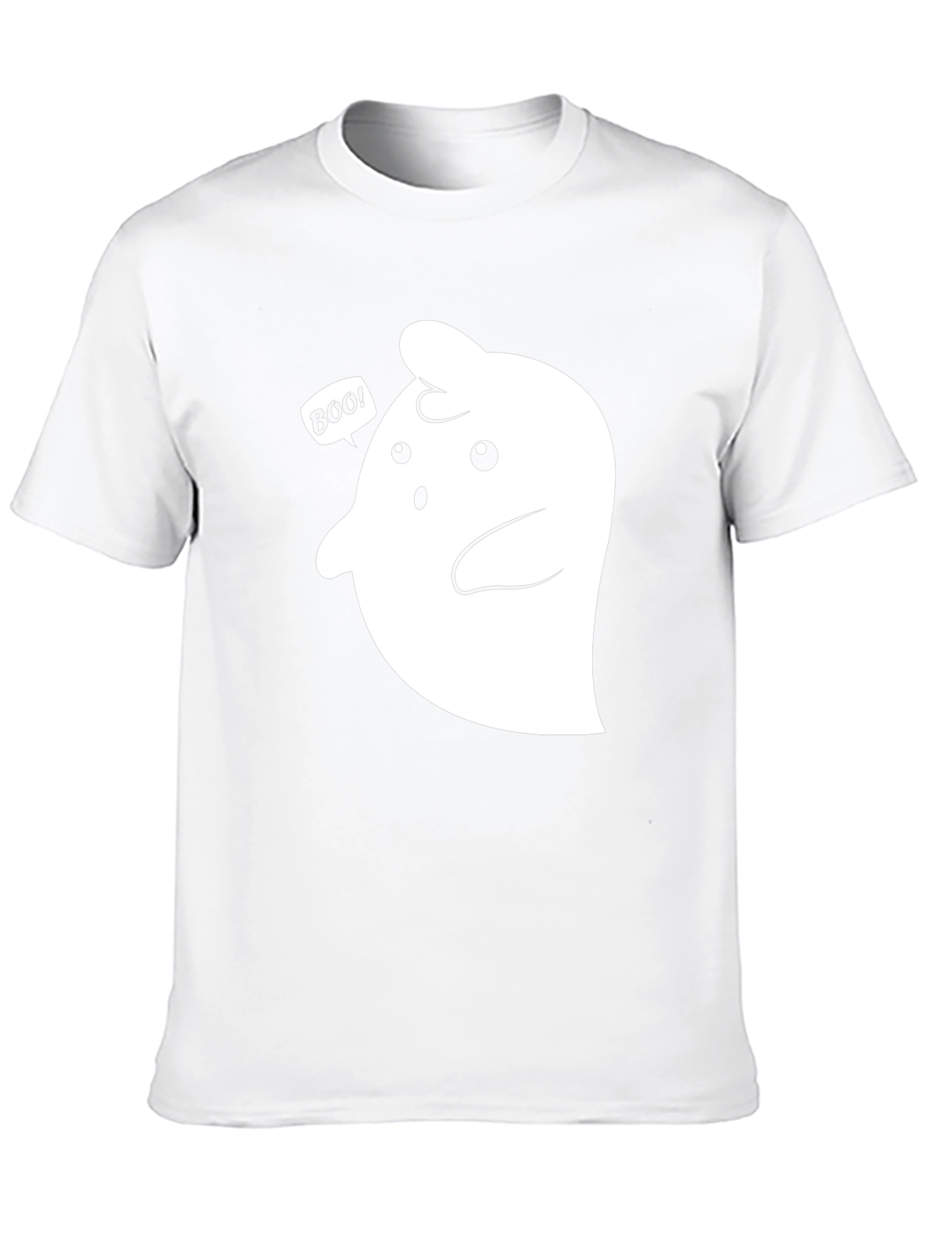 Boo! Ghost Graphic Tee - Spooky Season Style