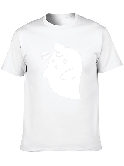 Boo! Ghost Graphic Tee - Spooky Season Style