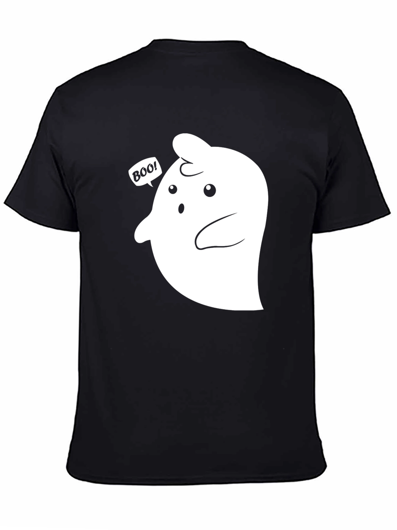 Boo! Ghost Graphic Tee - Spooky Season Style