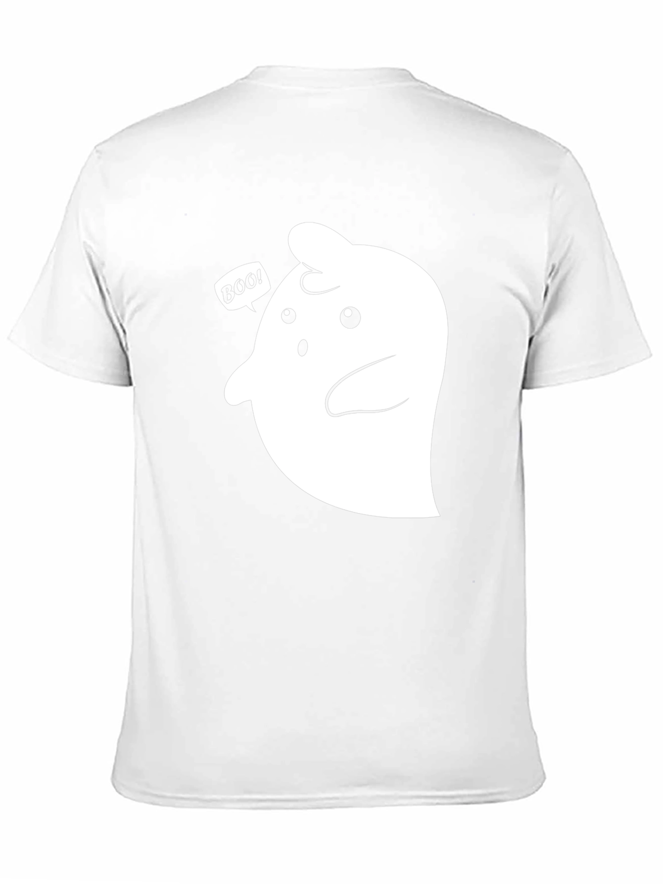 Boo! Ghost Graphic Tee - Spooky Season Style