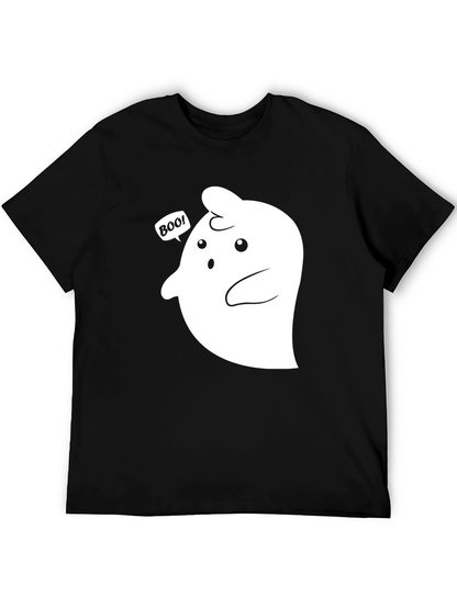 Boo! Ghost Graphic Tee - Spooky Season Style