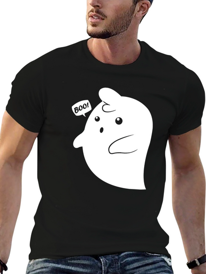 Boo! Ghost Graphic Tee - Spooky Season Style