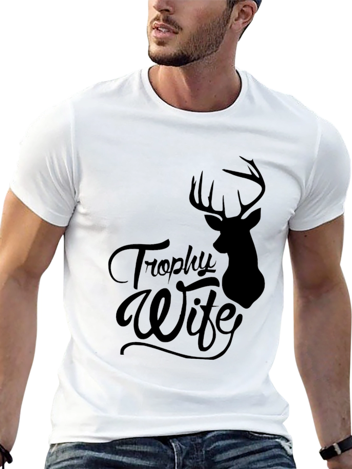 Trophy Wife Deer Hunter Graphic T-Shirt