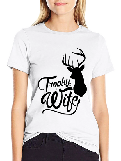 Trophy Wife Deer Hunter Graphic T-Shirt