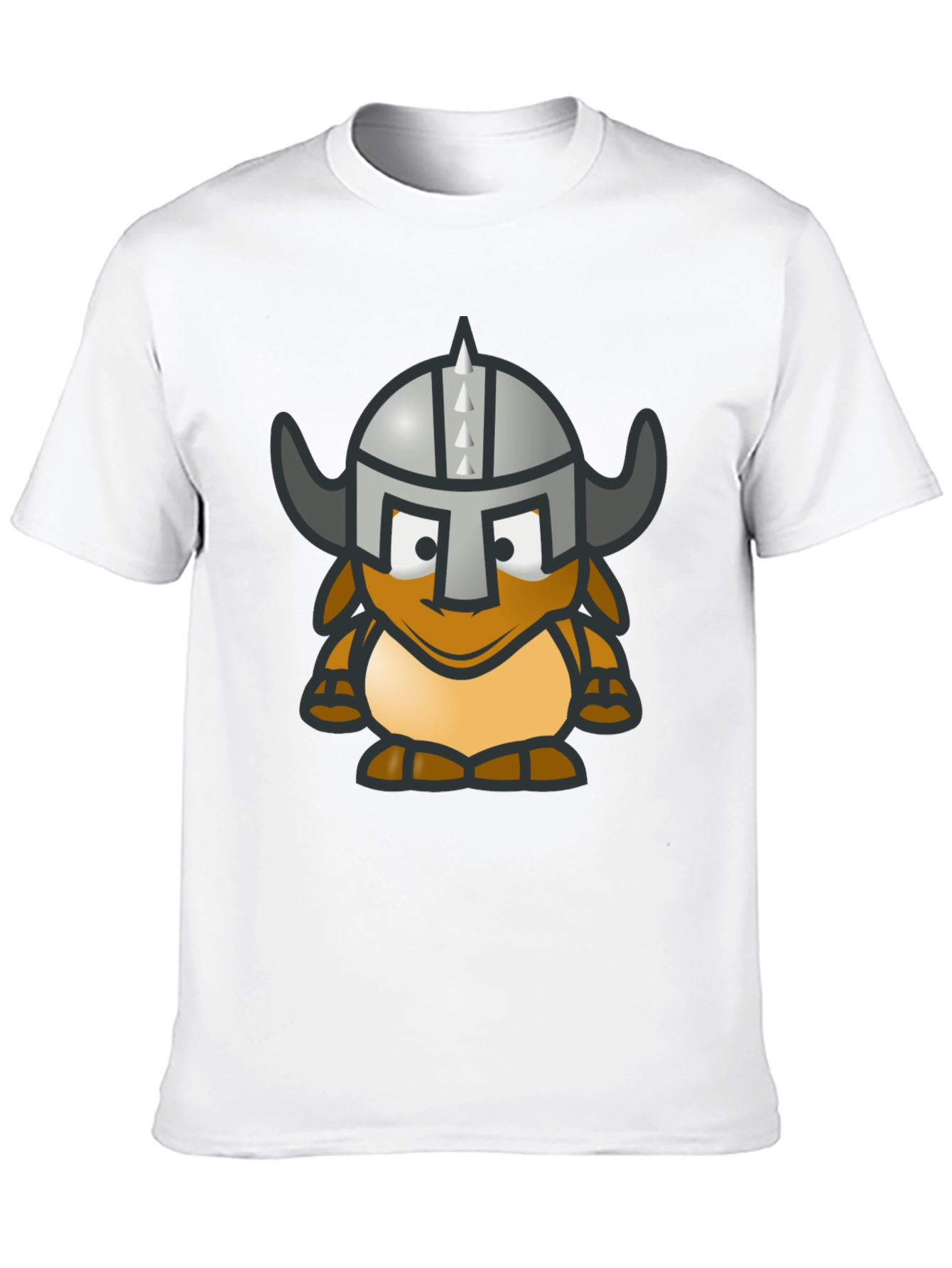 Viking Gnome Graphic T-Shirt - Black Cotton Blend
