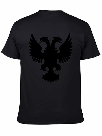 Black Double-Headed Eagle Graphic Tee