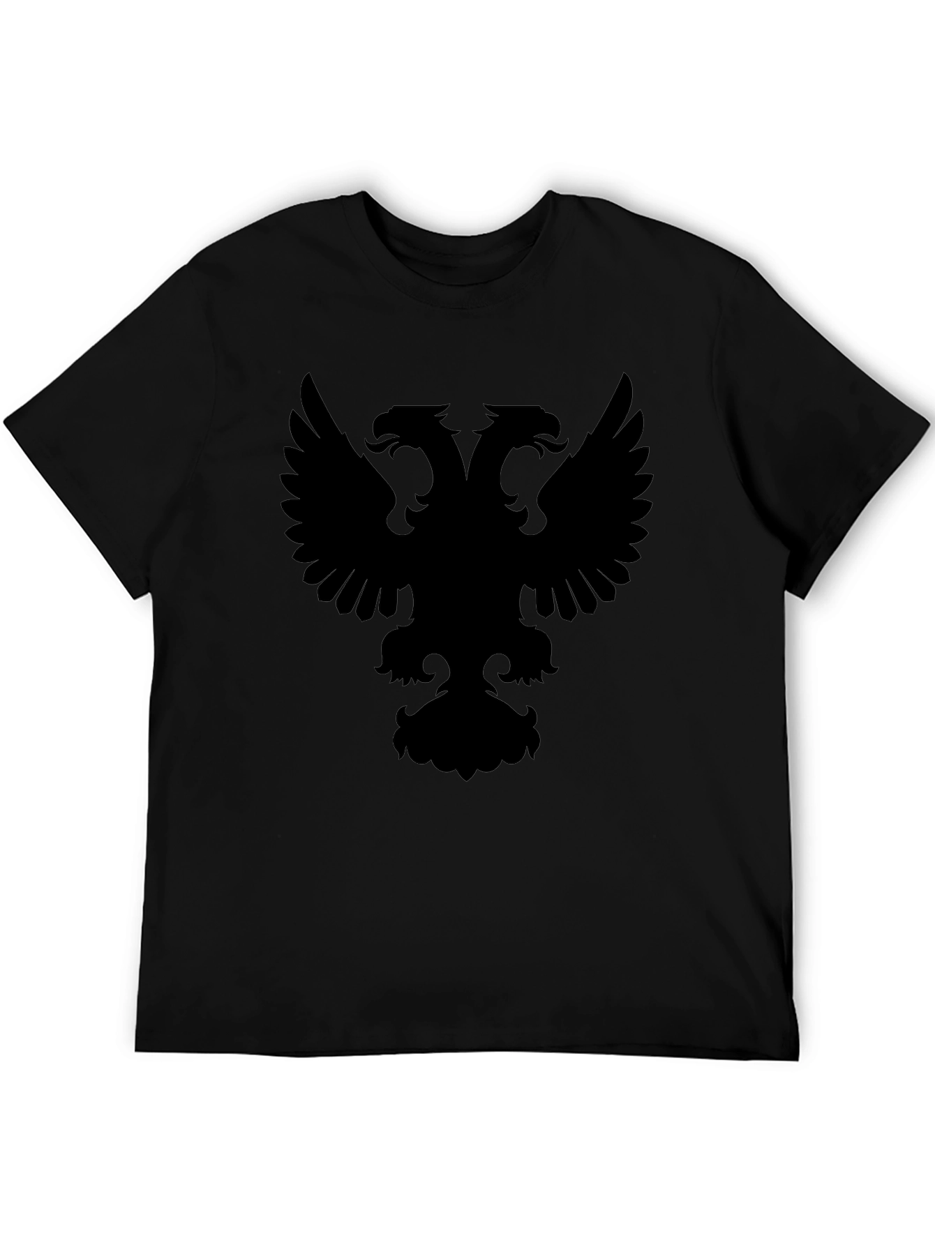 Black Double-Headed Eagle Graphic Tee