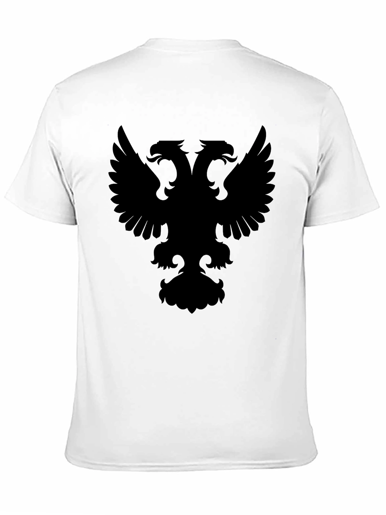 Black Double-Headed Eagle Graphic Tee