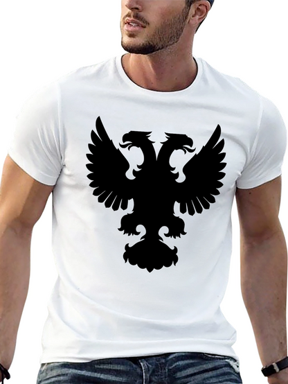 Black Double-Headed Eagle Graphic Tee
