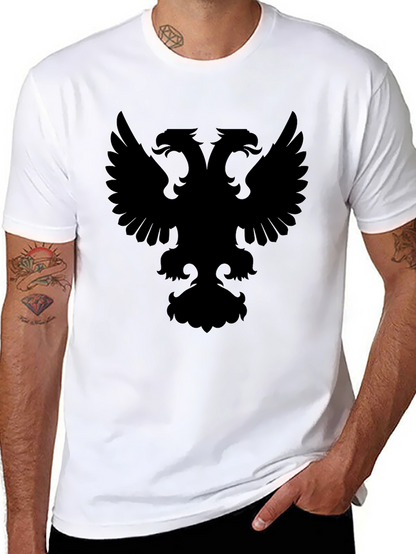 Black Double-Headed Eagle Graphic Tee