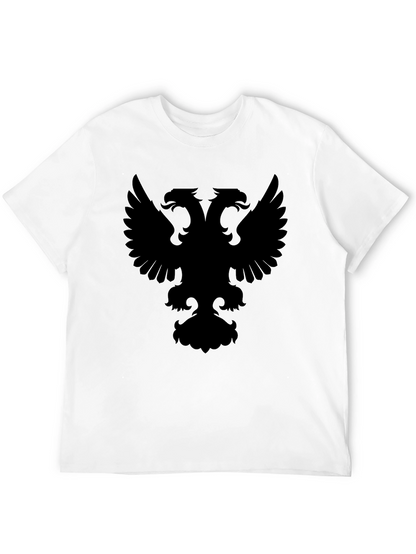 Black Double-Headed Eagle Graphic Tee