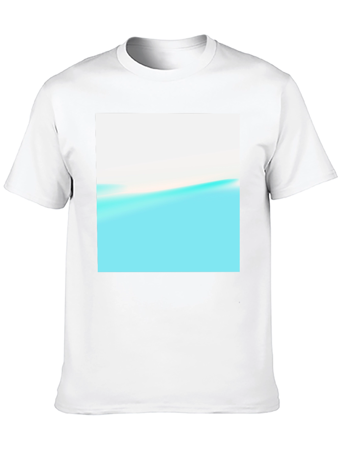 Abstract Horizon Black T-Shirt