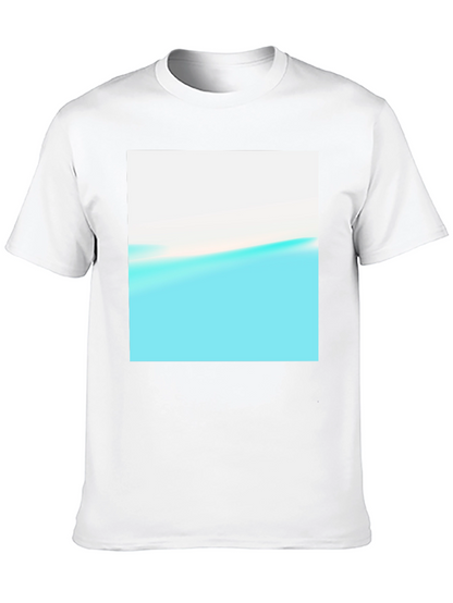 Abstract Horizon Black T-Shirt