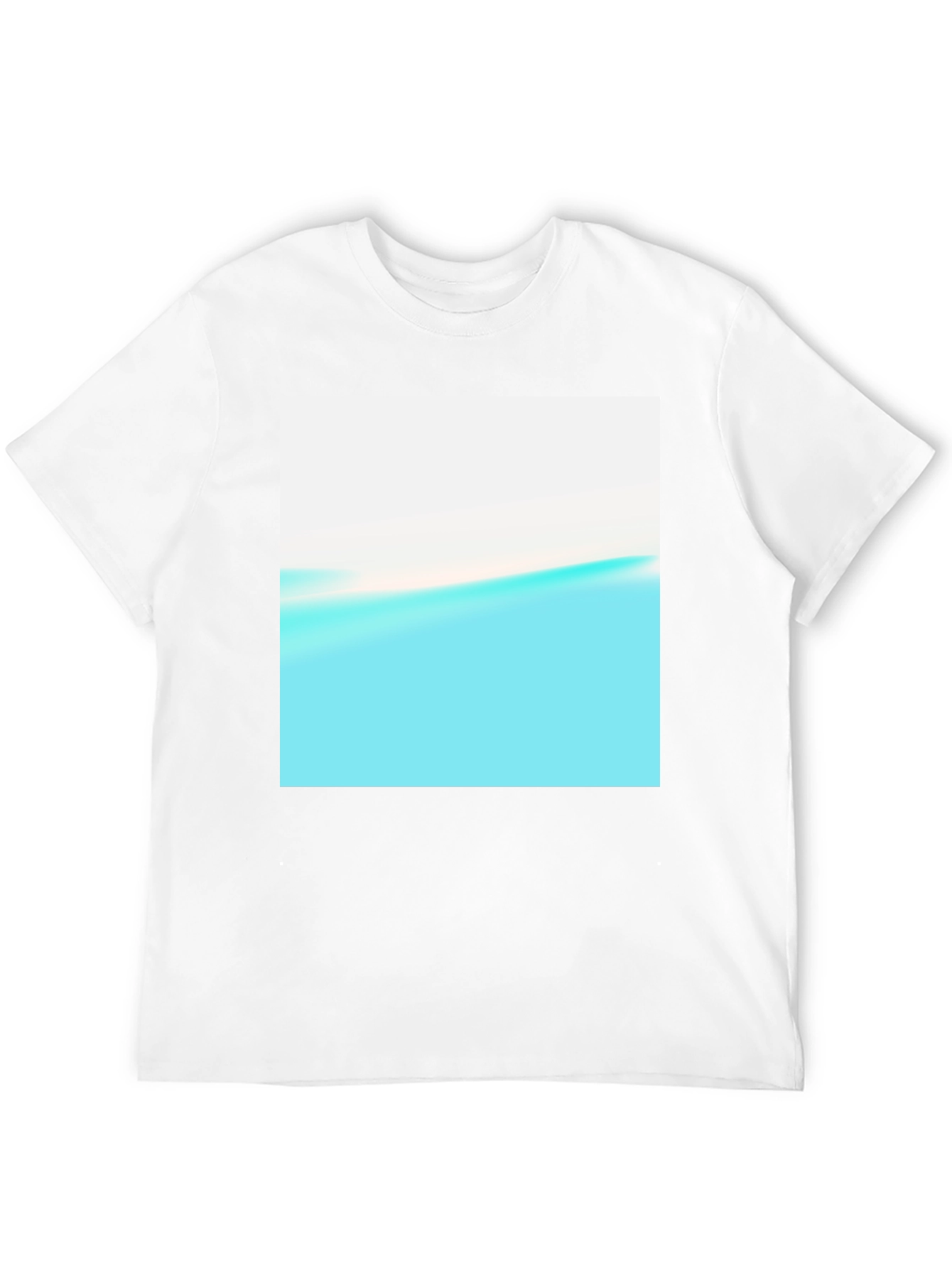 Abstract Horizon Black T-Shirt